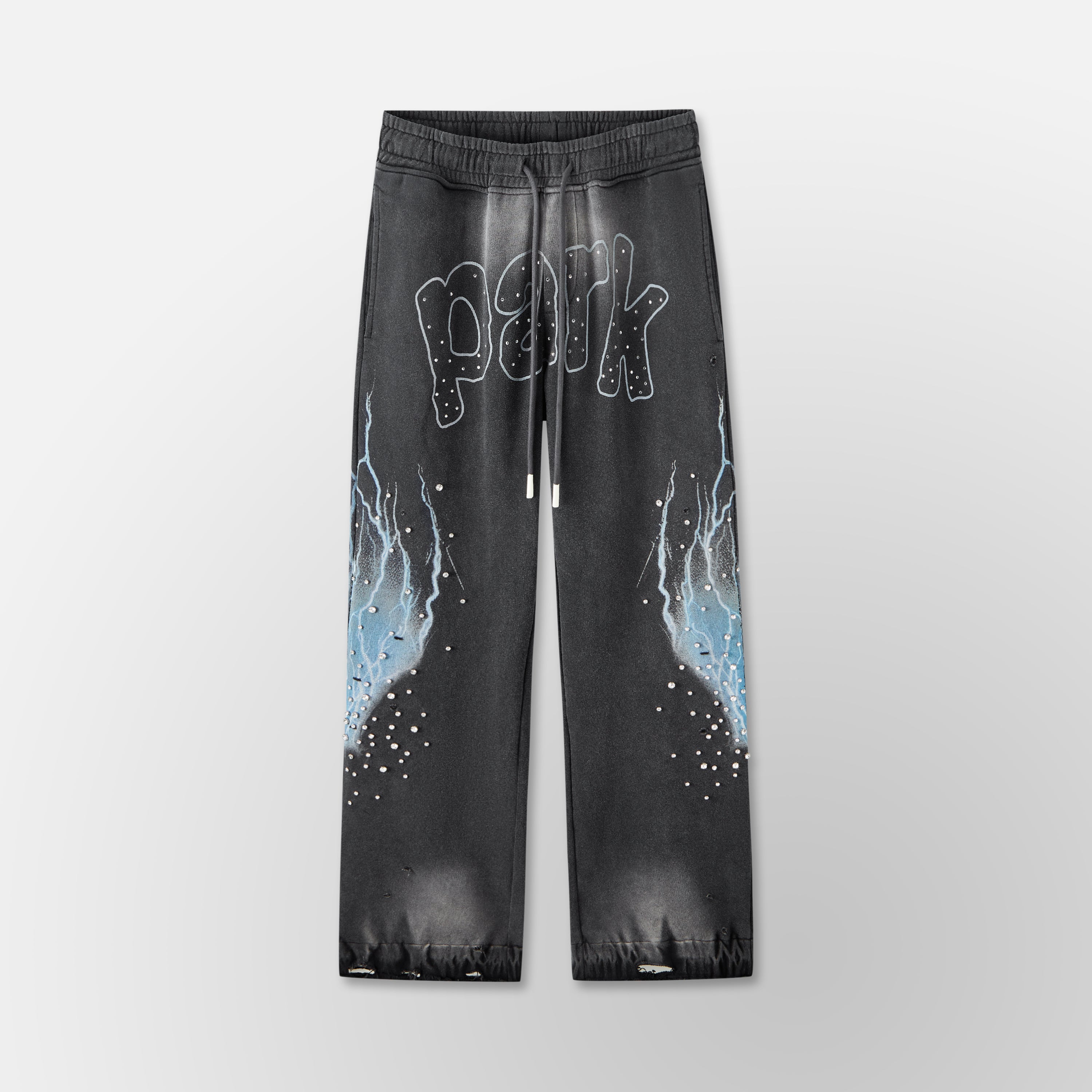 Grayskull- Throw Back- Wide Leg Jogger- Black