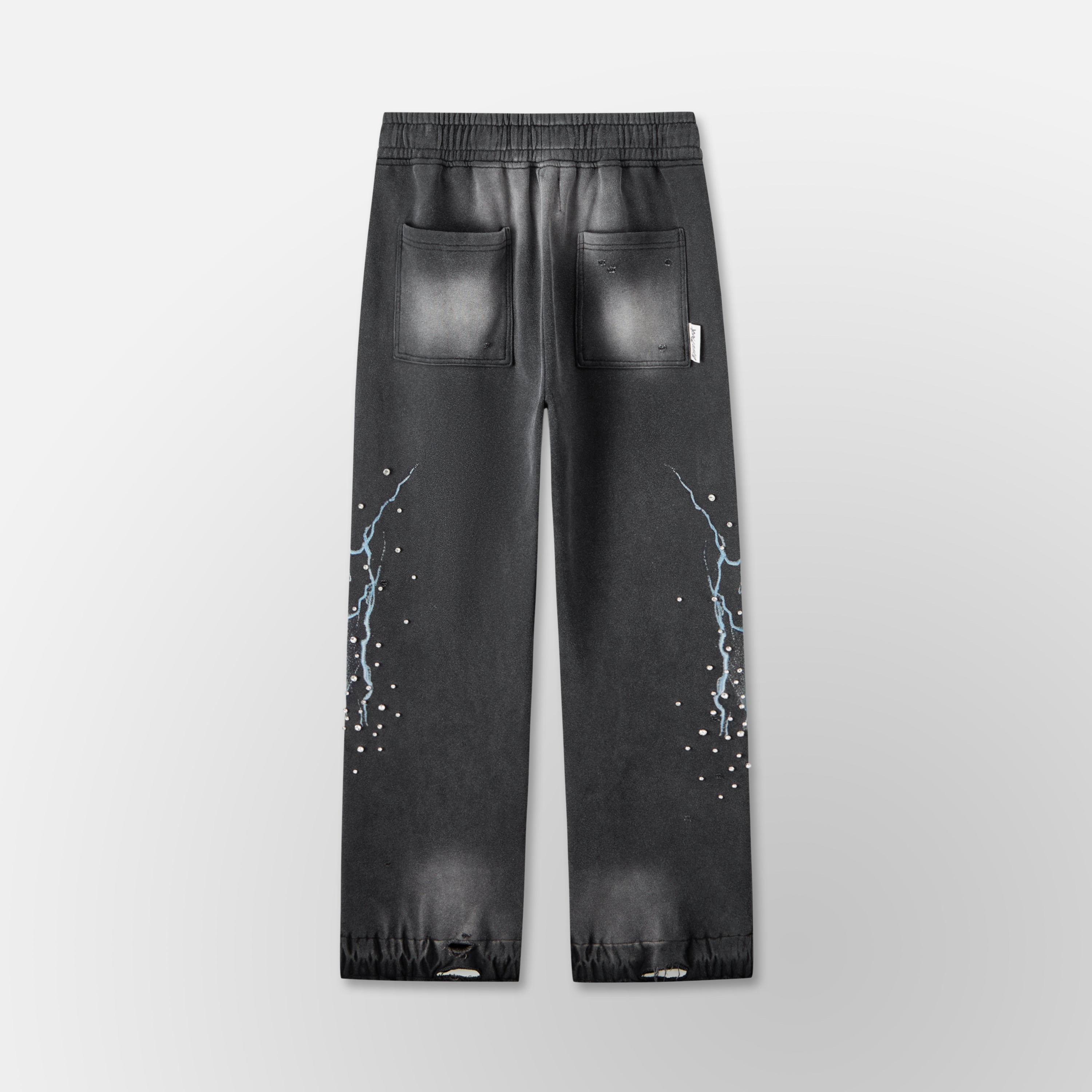 Grayskull- Throw Back- Wide Leg Jogger- Black