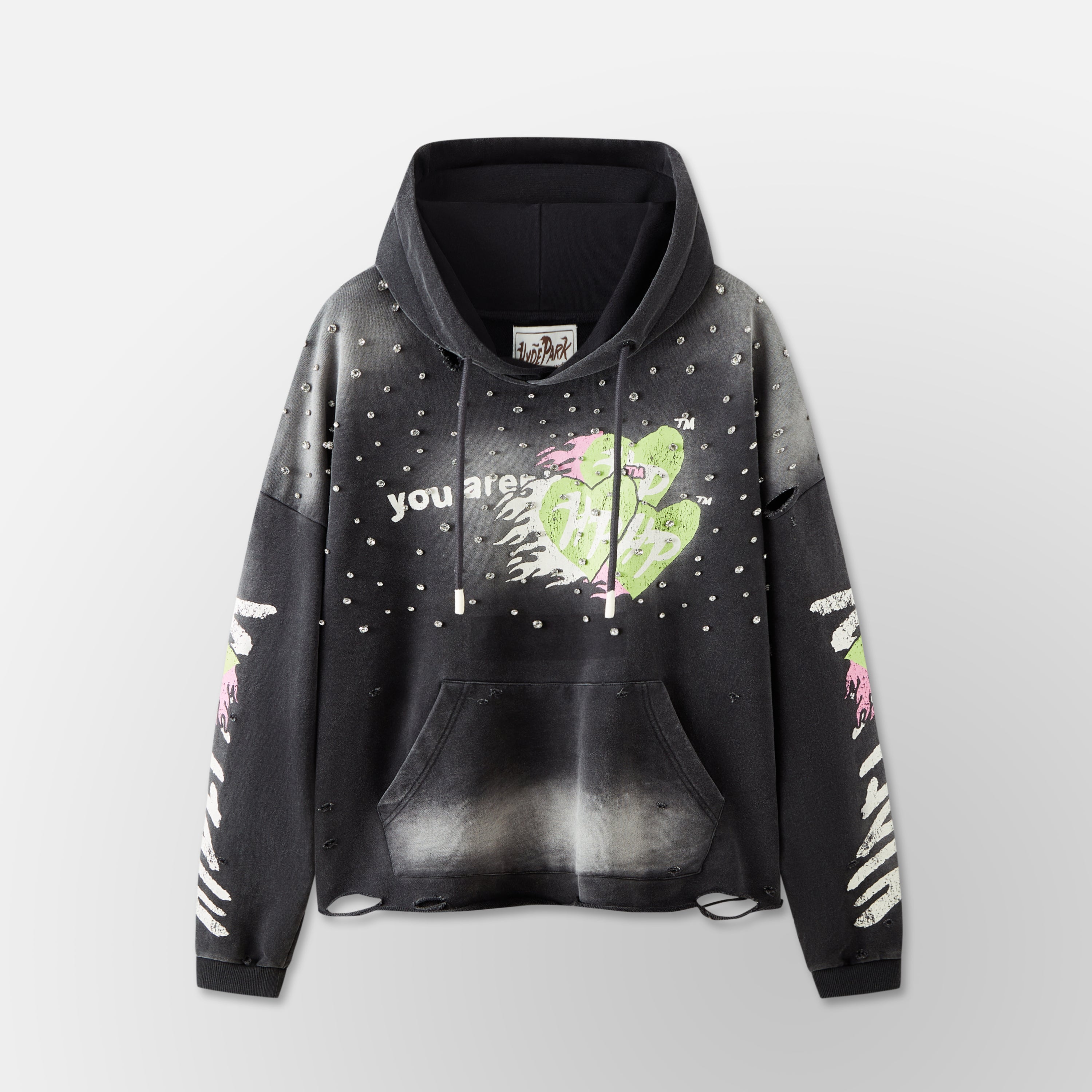 Easy Does It Hoodie 2.0 - Black/Green