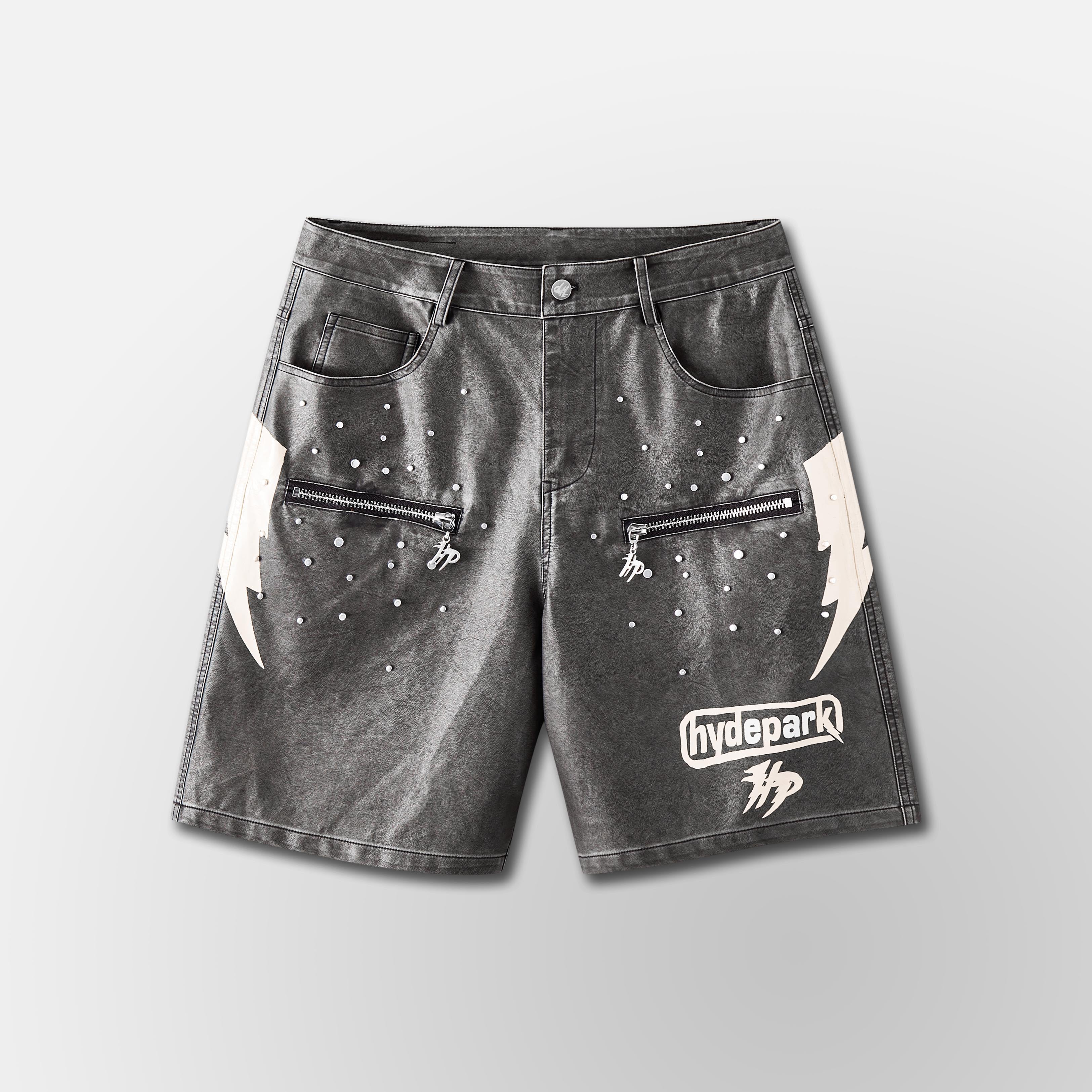 Super Speed Racer Moto Short - Black