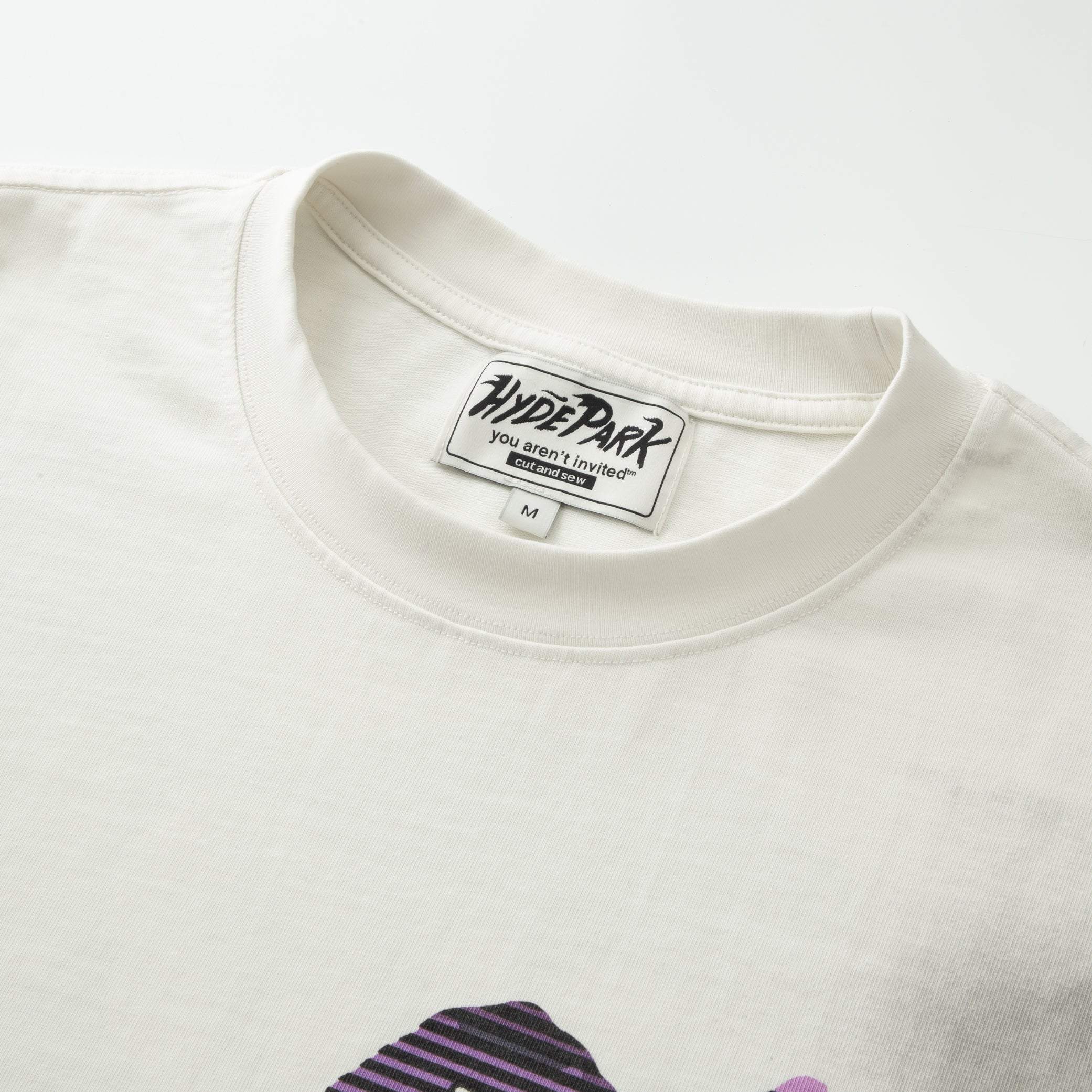 Yai-bolted camo heart -Cream purple camo