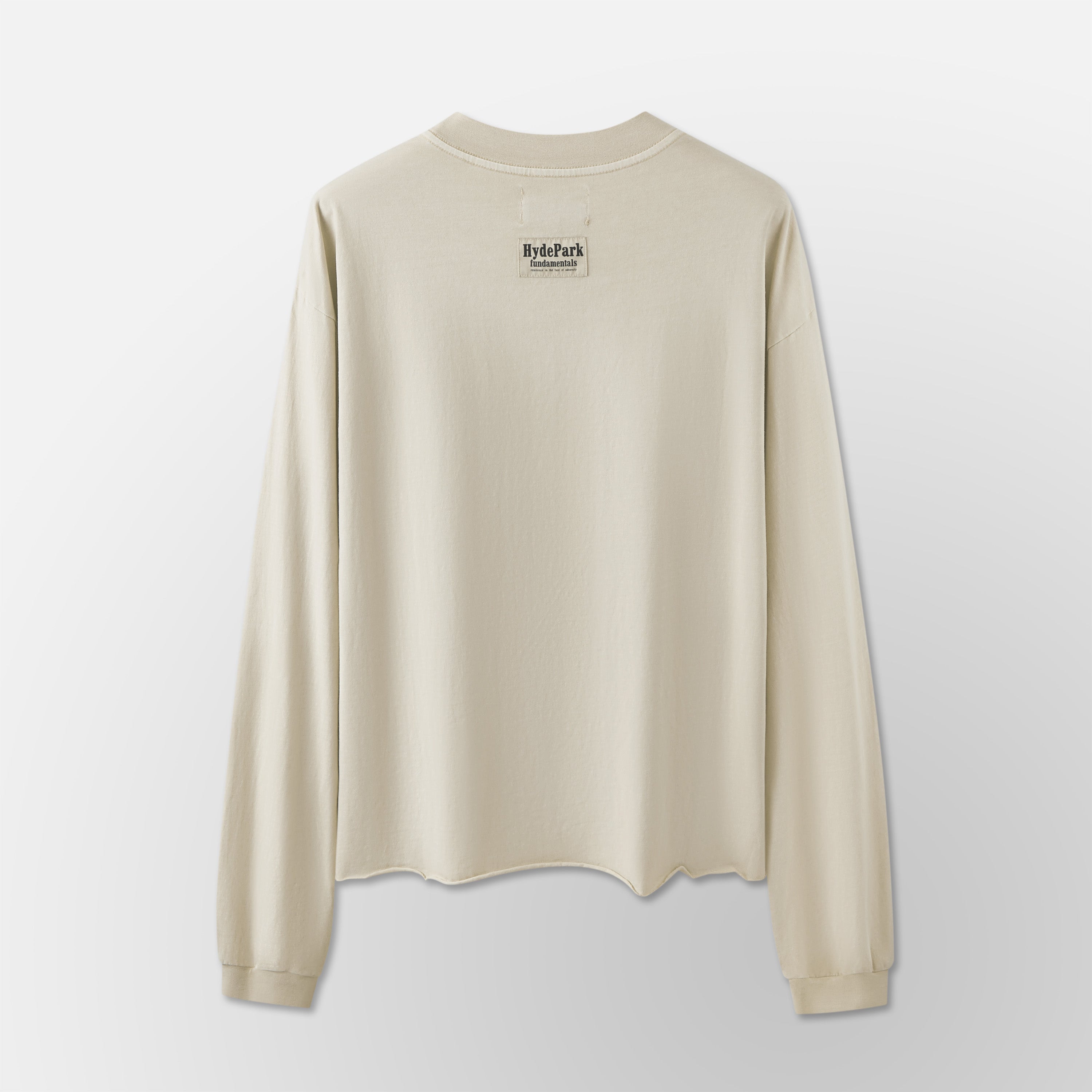 FNDMNTLS- Long Sleeve Tee- Cream