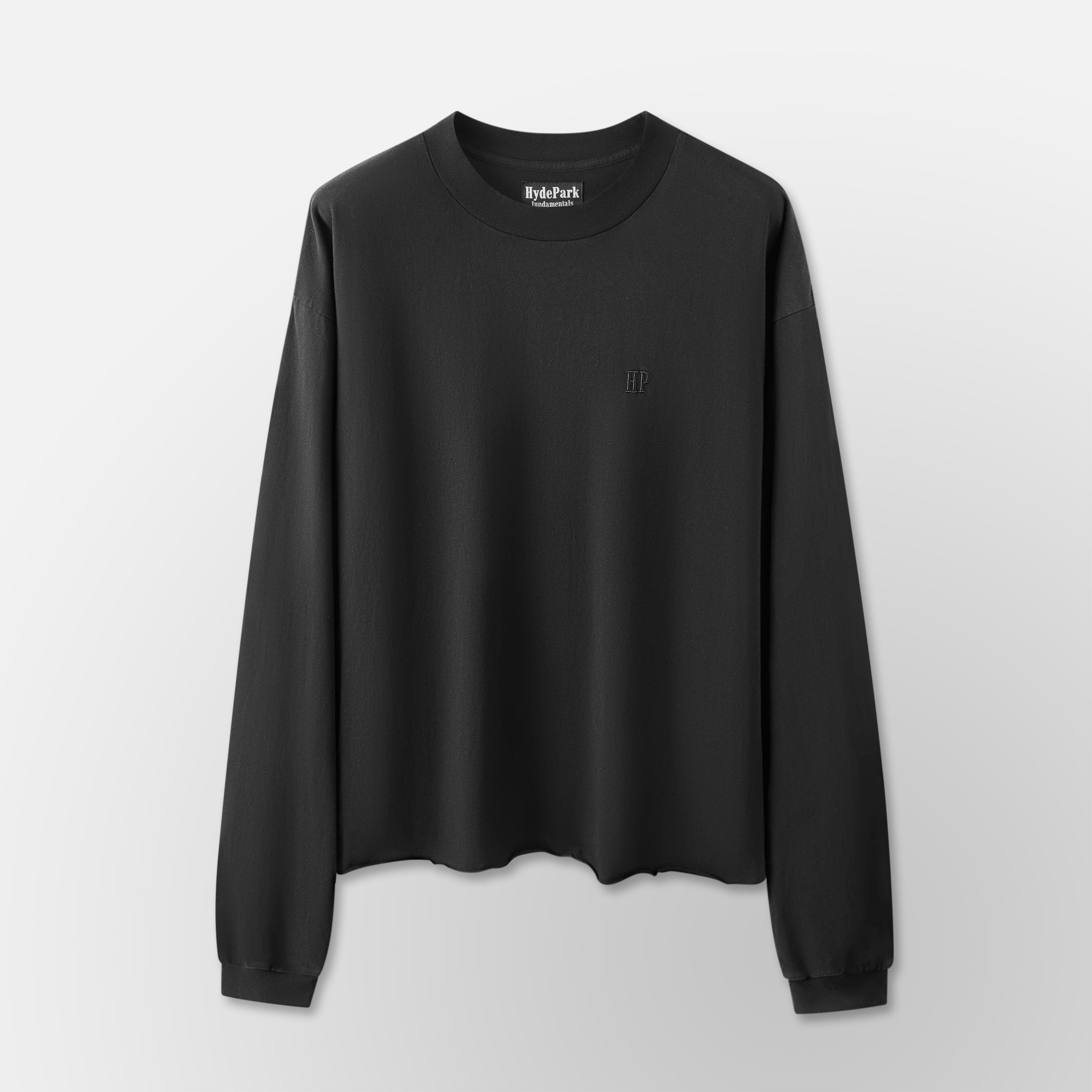 FNDMNTLS- Long Sleeve Tee- Black