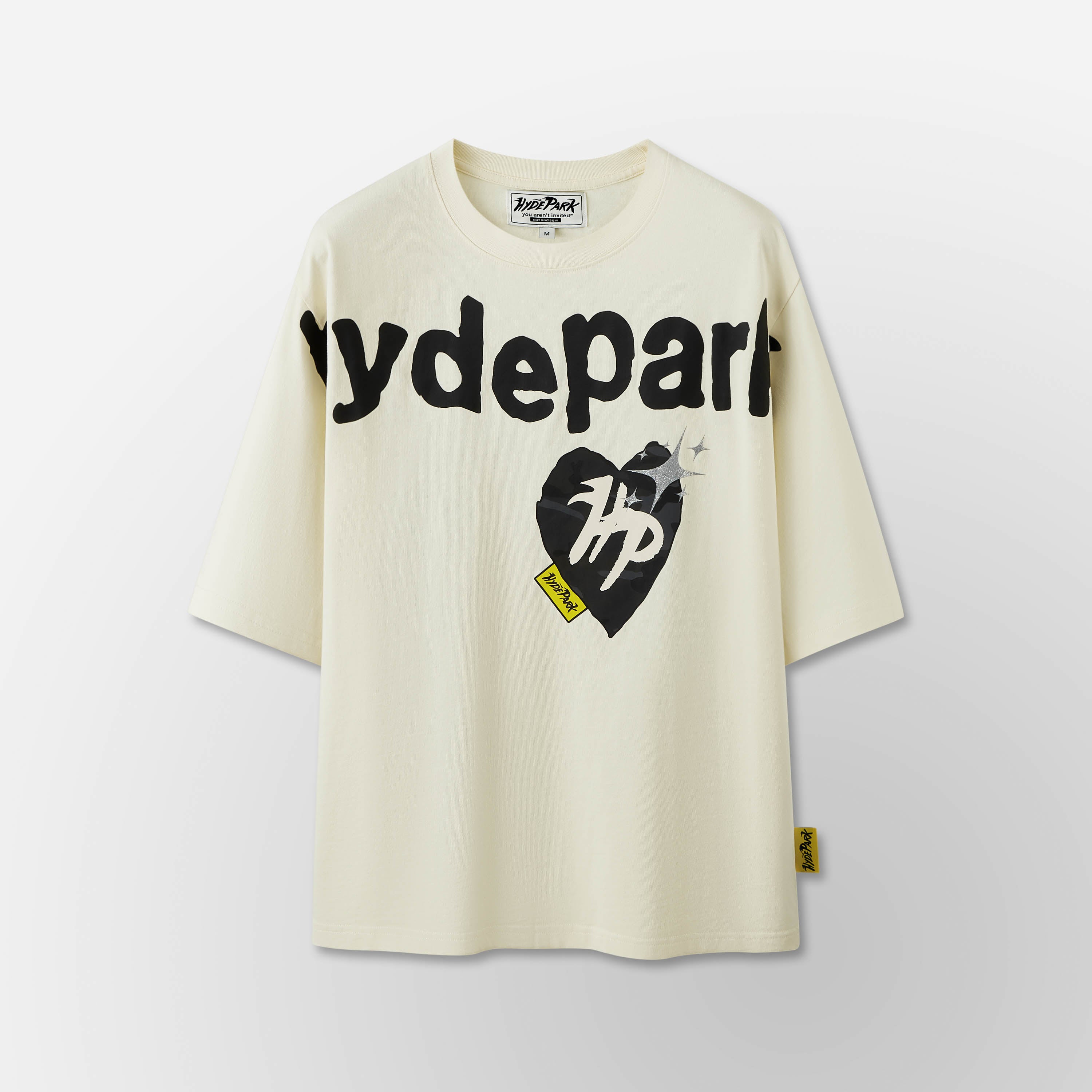 Power Skull Camo Heart - Black/Cream
