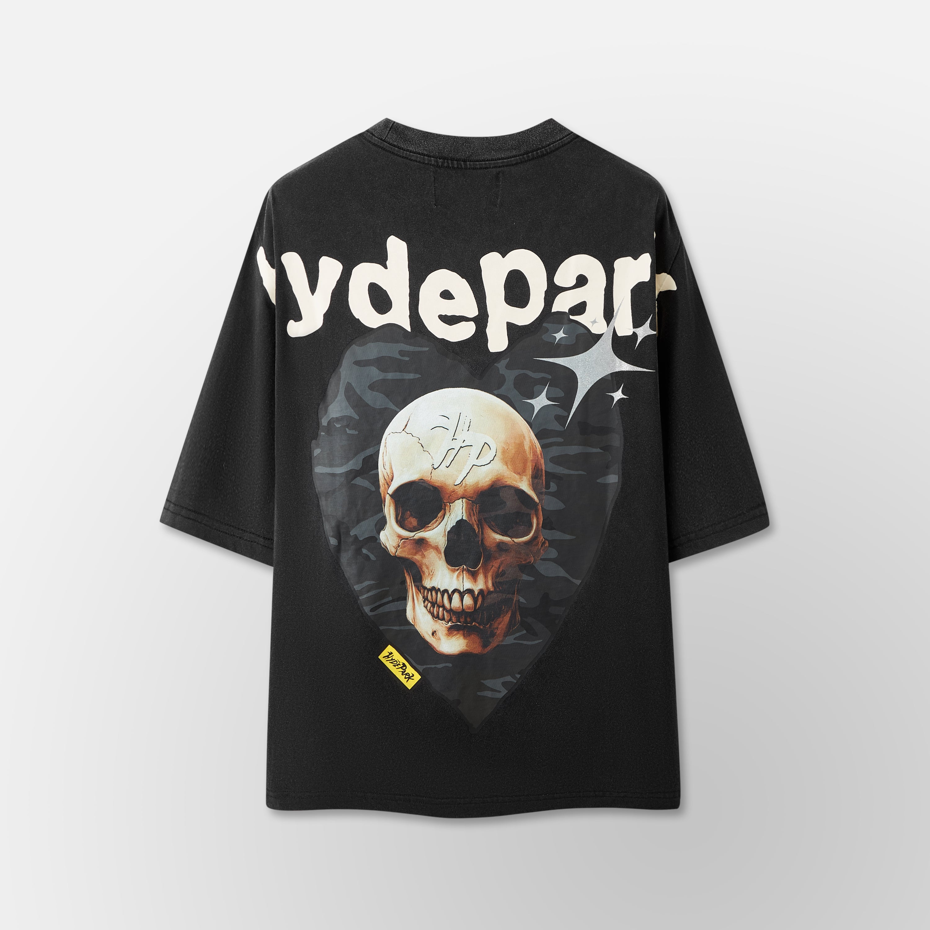 Power Skull Camo Heart - Black/Black