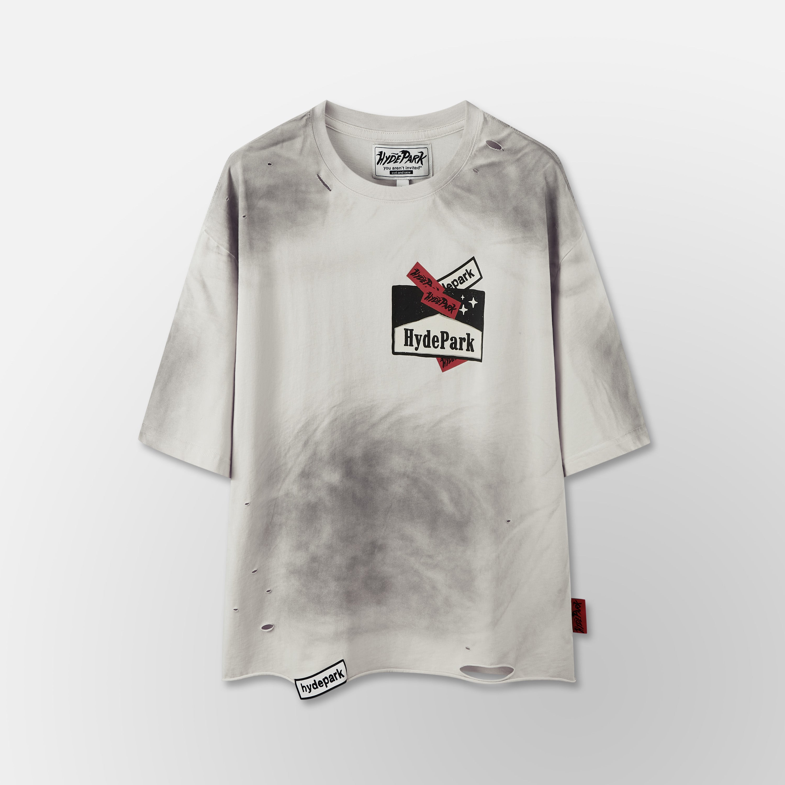 Ciggy Cig Tee - Black/Cream