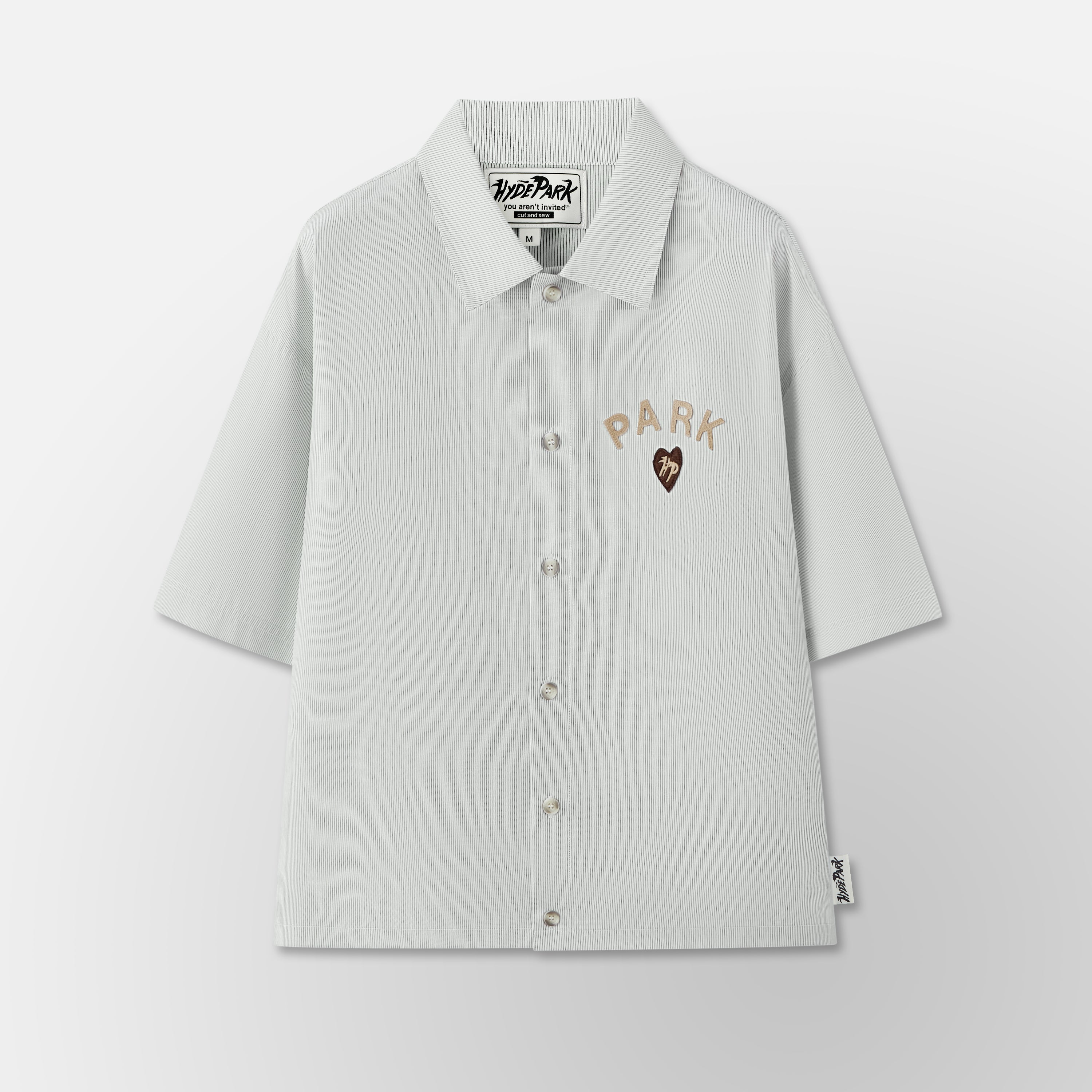 Casual Pin Stripe Shirt - Black & White