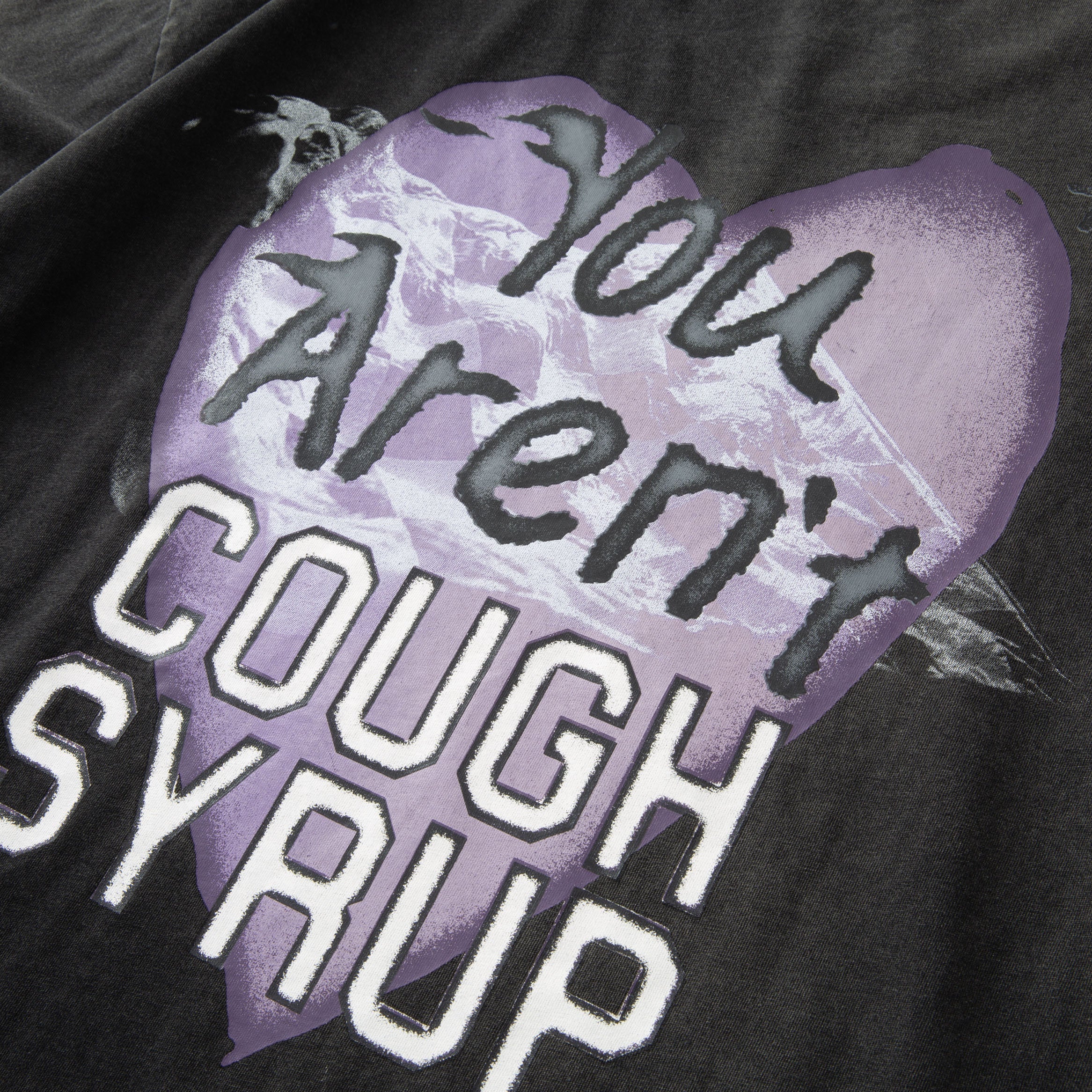 Cough Syrup Moto Racer Team T-shirt  - Blk