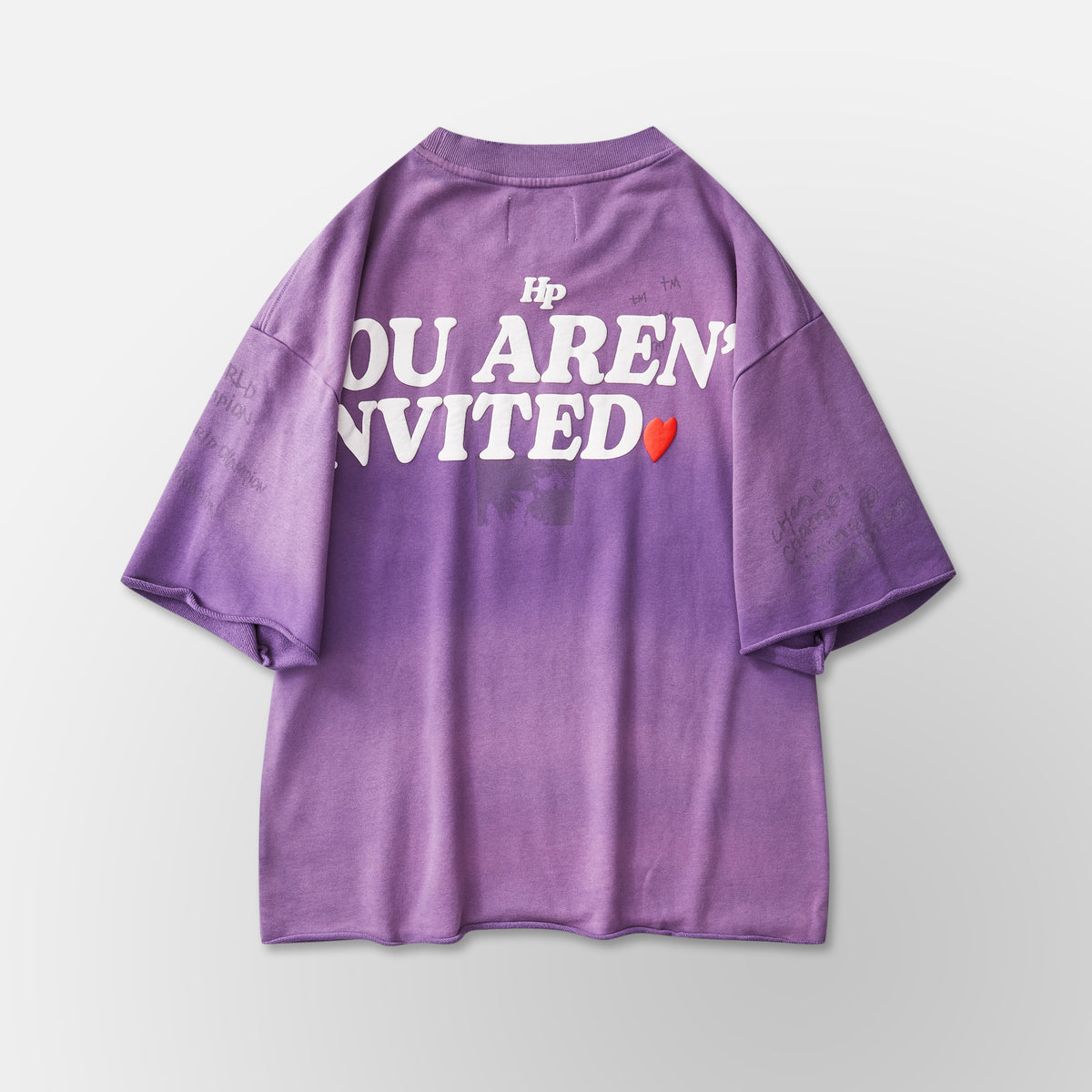 Slouch Cut Sweat Shirt - Purple