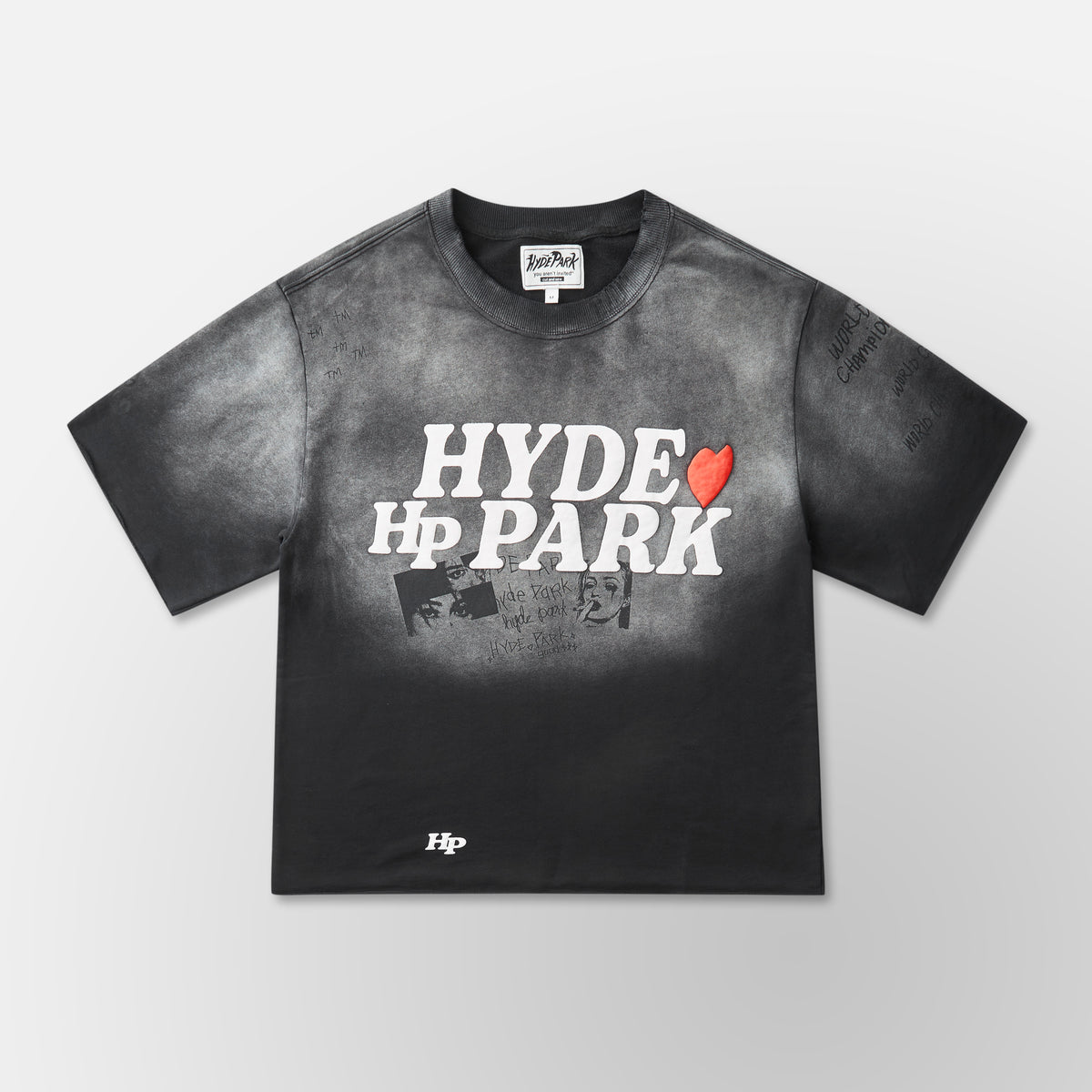 Slouch Cut Sweat Shirt - Black