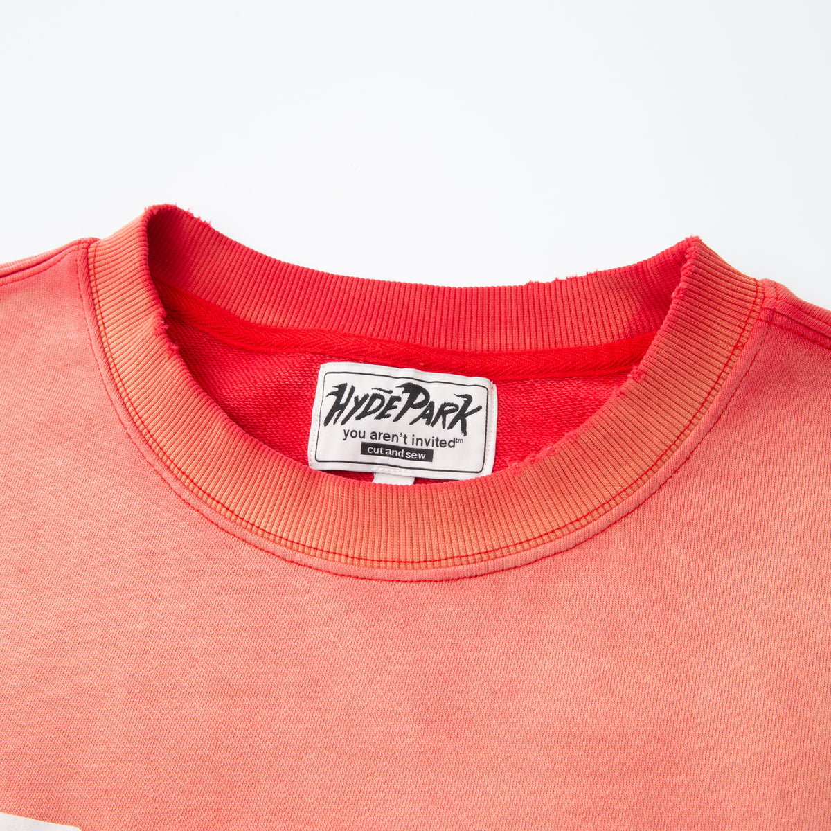 Slouch Cut Sweat Shirt - Red