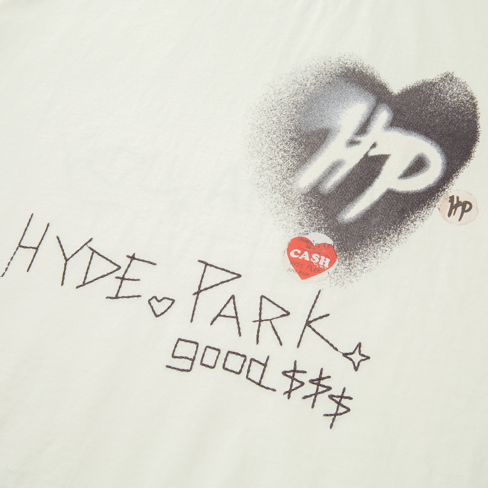 Stencil Heart - White