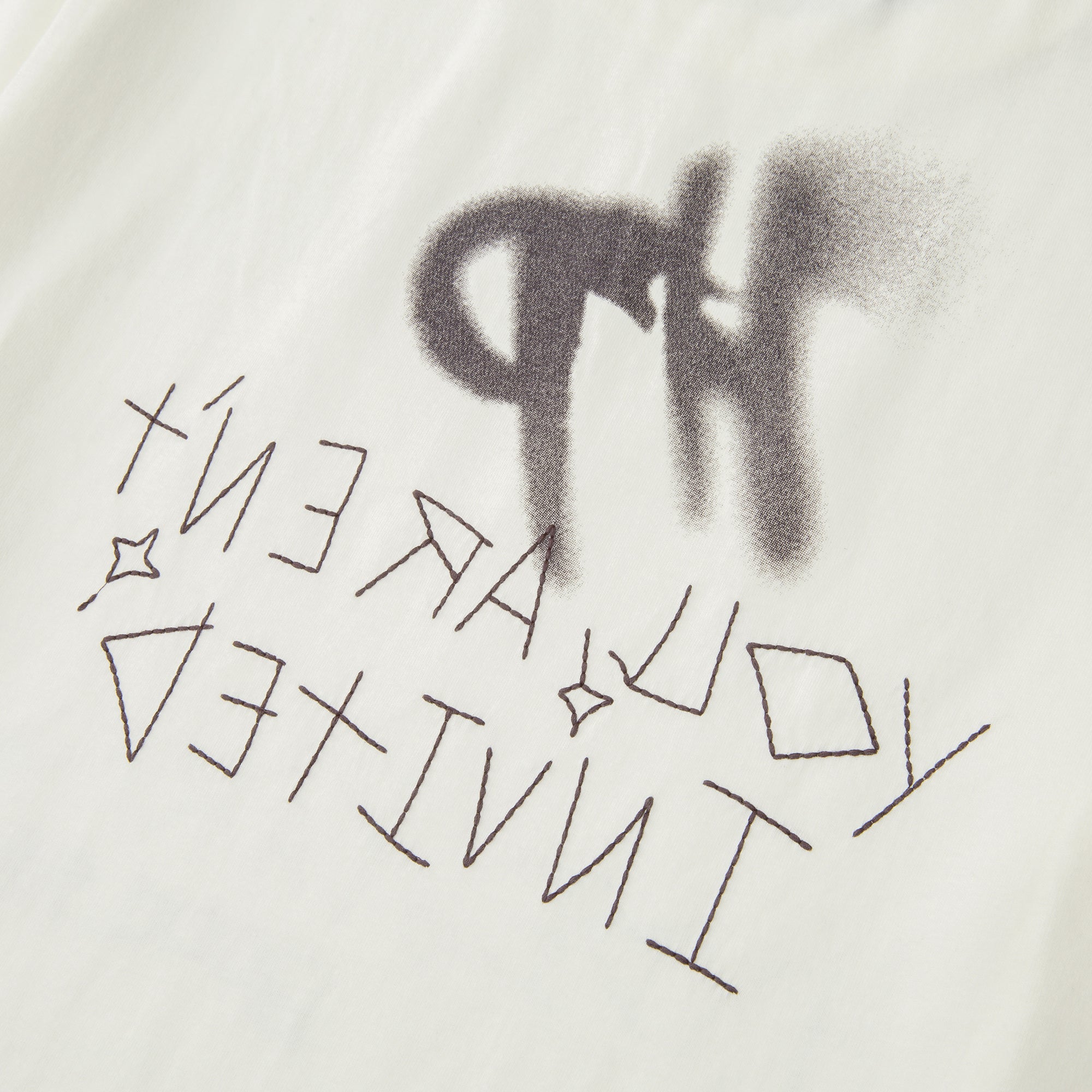 Stencil Heart - White