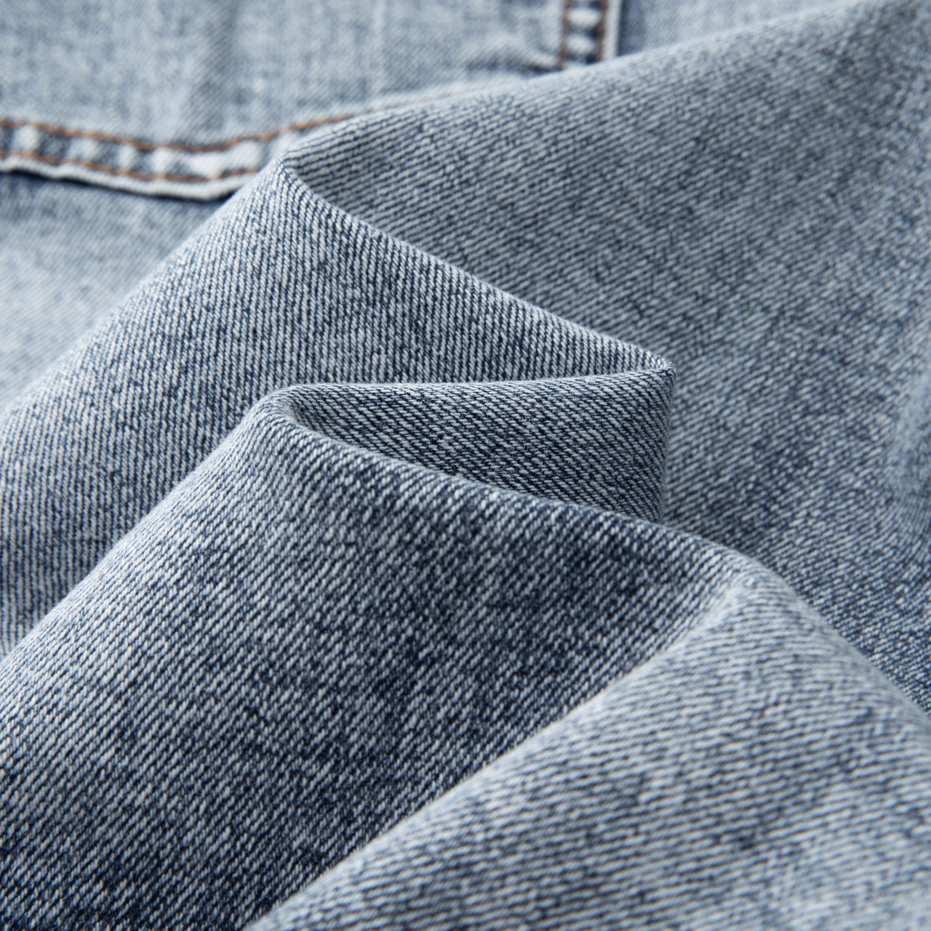 Double Denim Short - Blue