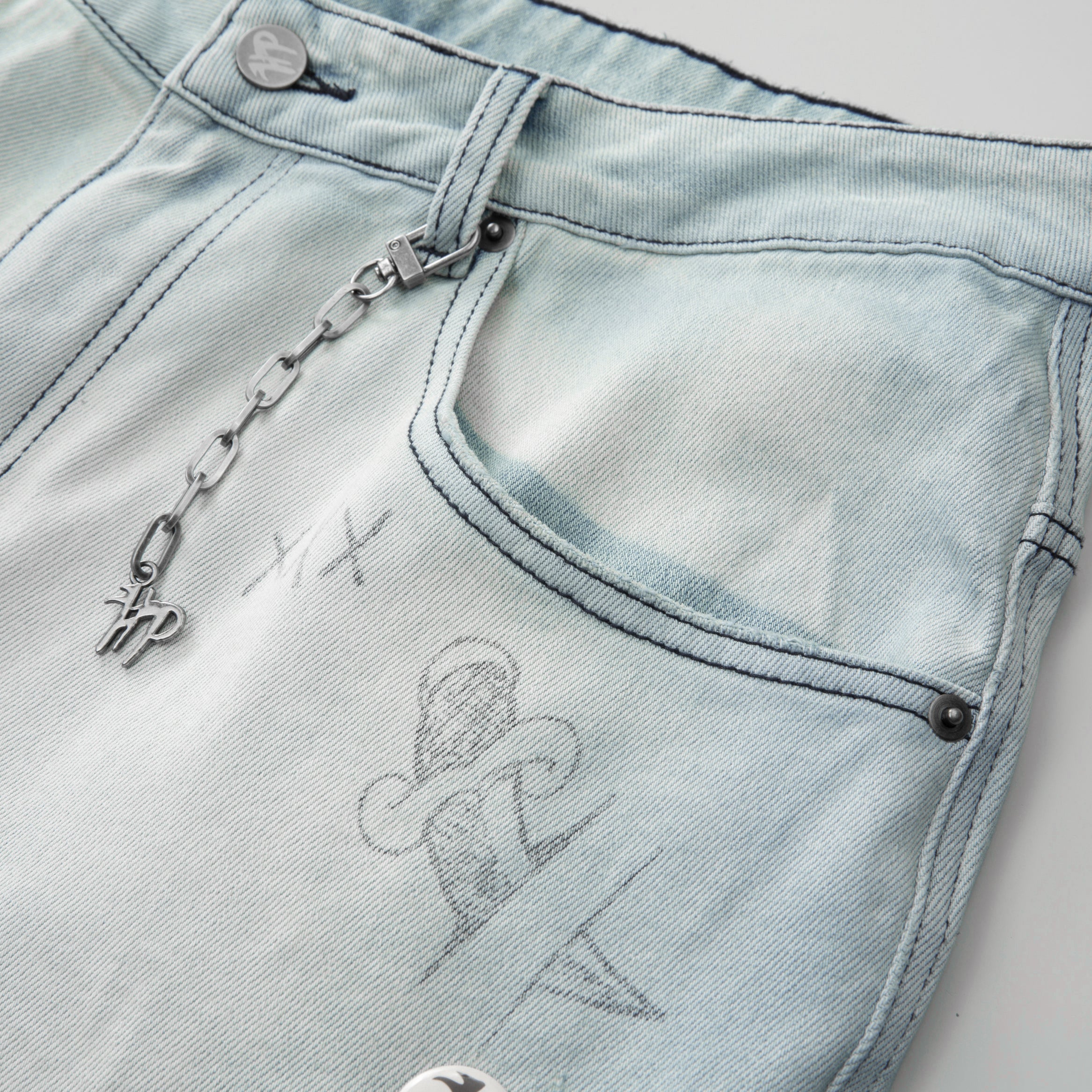 Over Night Shorts- Blue