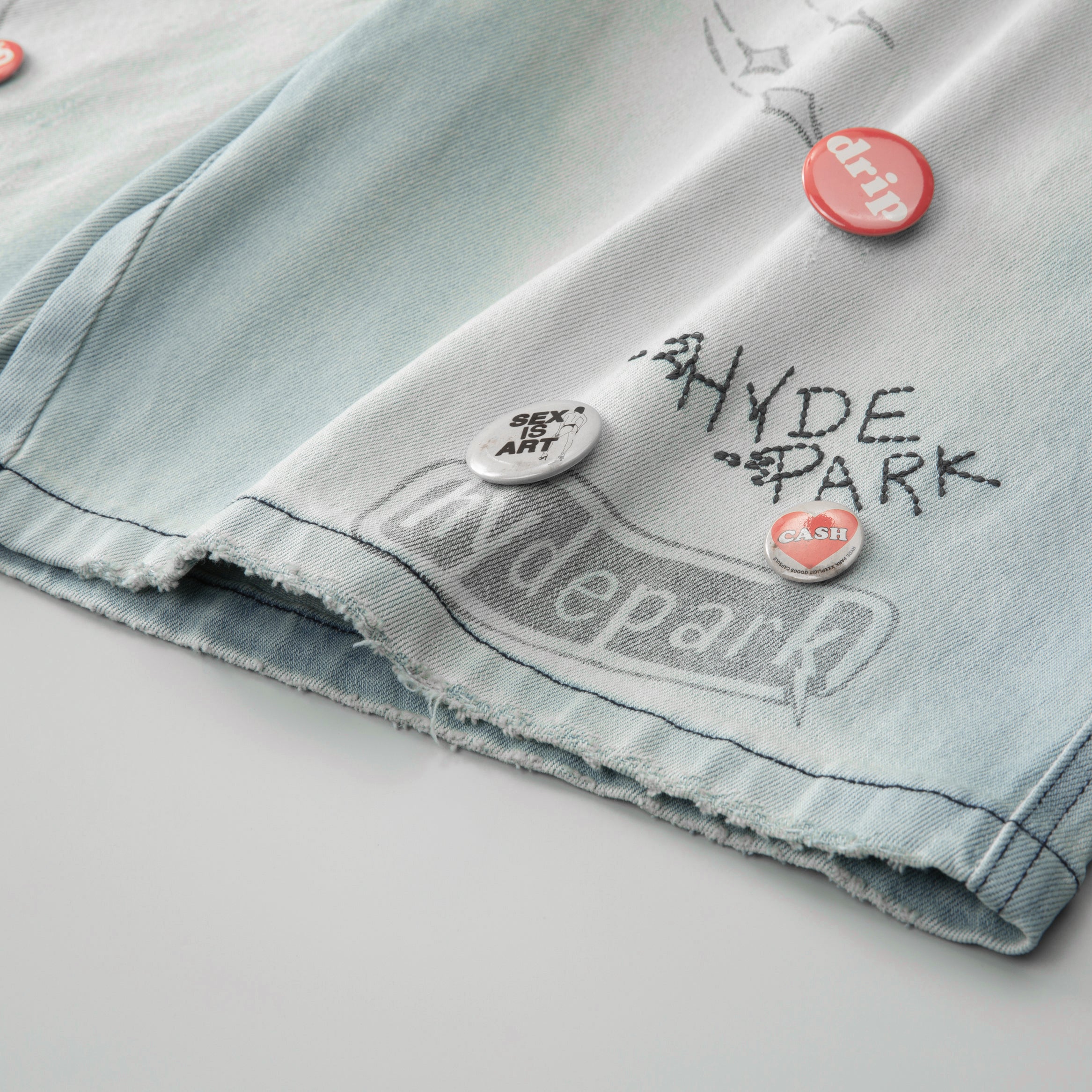 Over Night Shorts- Blue