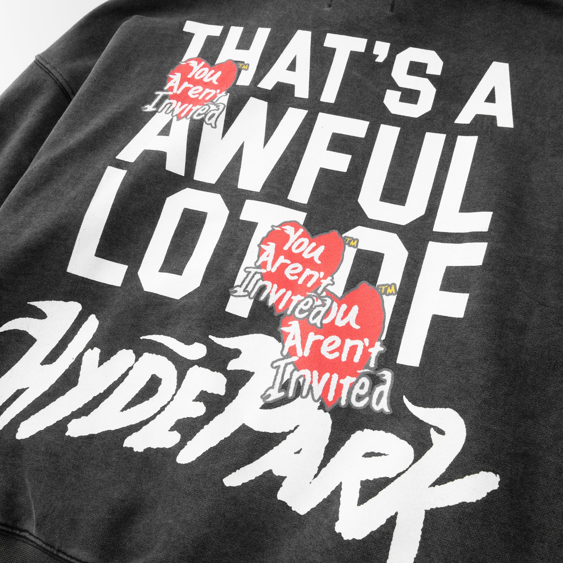 You Aren't  ALOCS Hyde Park Hoodie - Blk