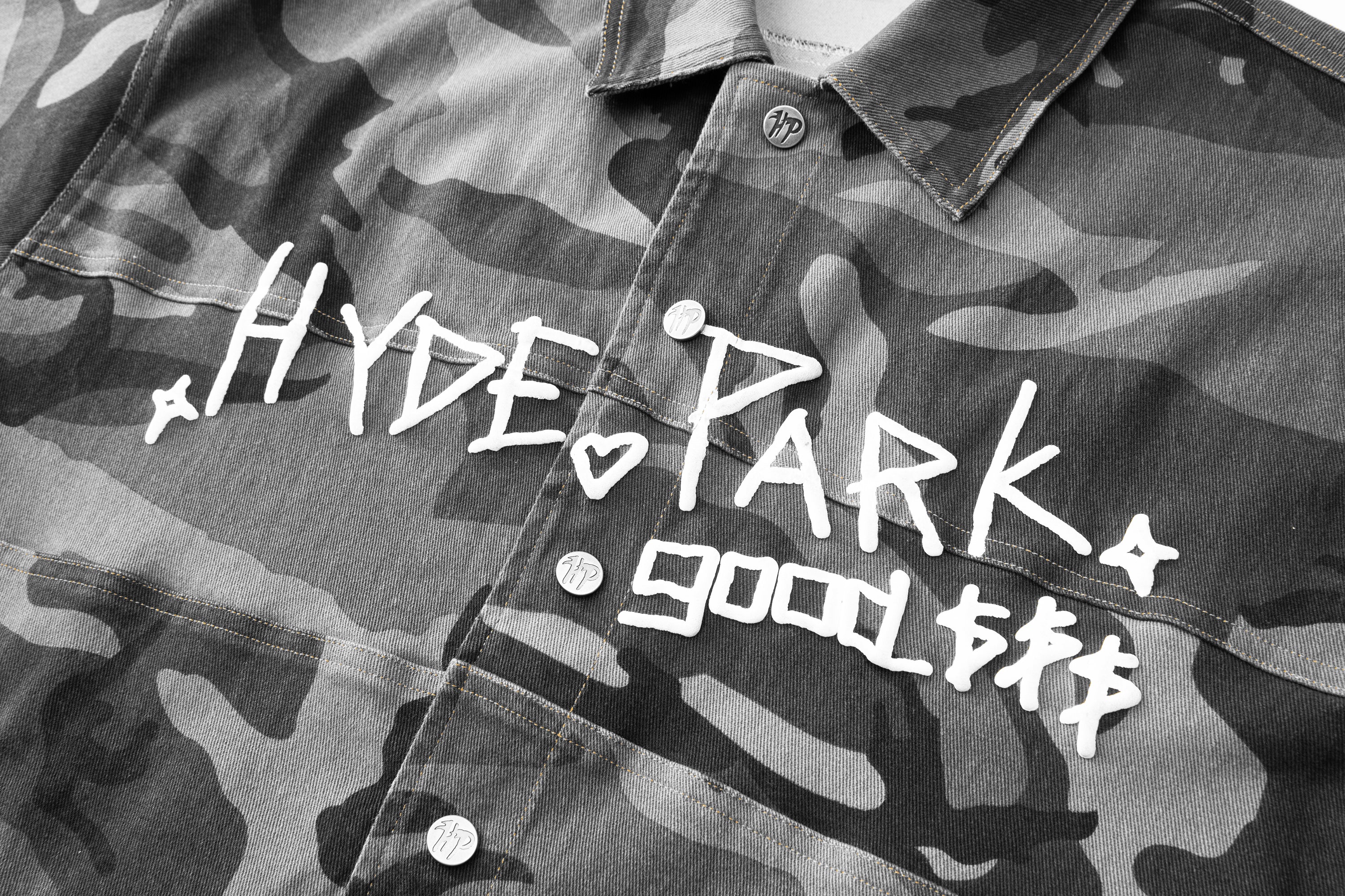 Urban Desert Camo Button Down Fatigue - Grey