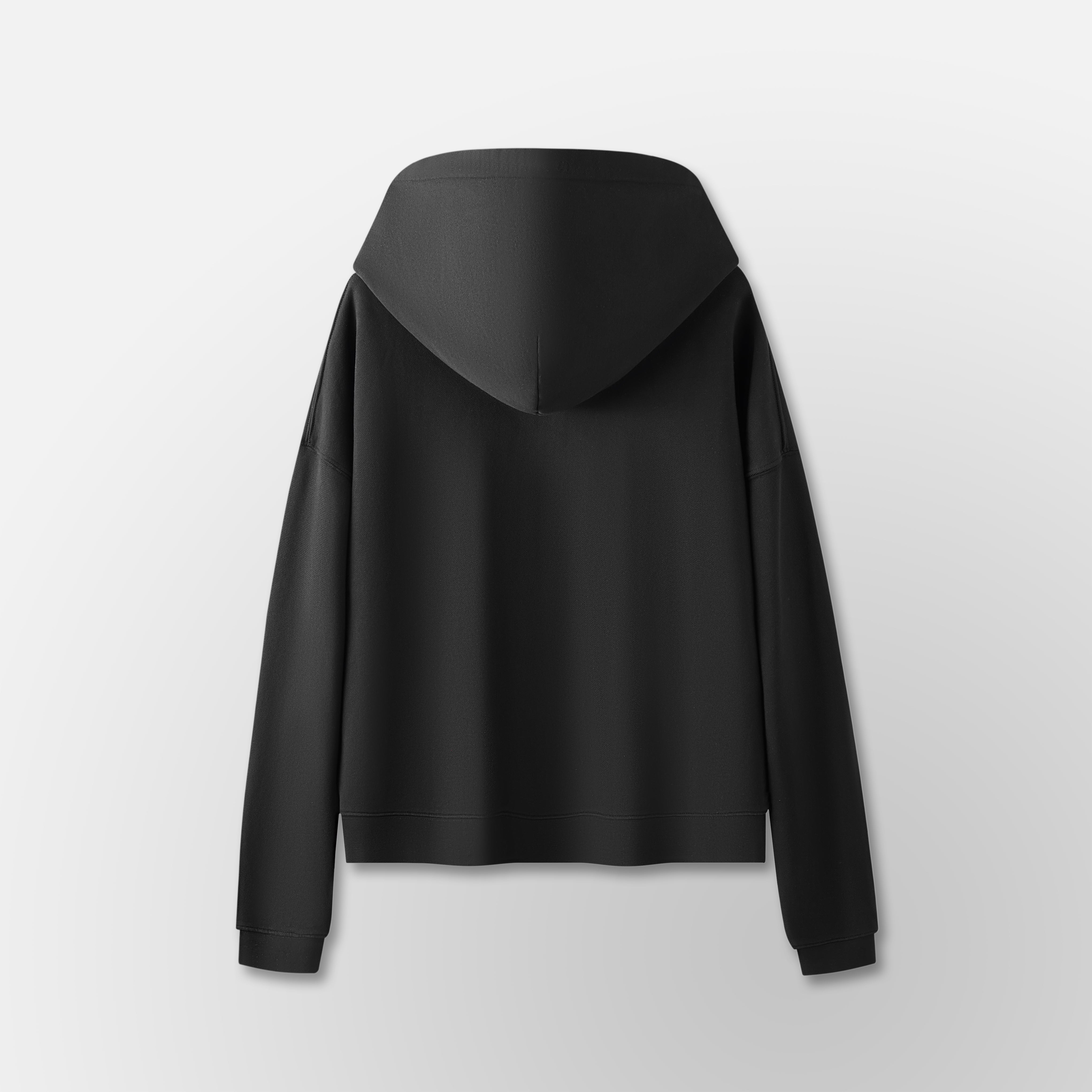 FNDMNTLS- Over Size Hoodie Black