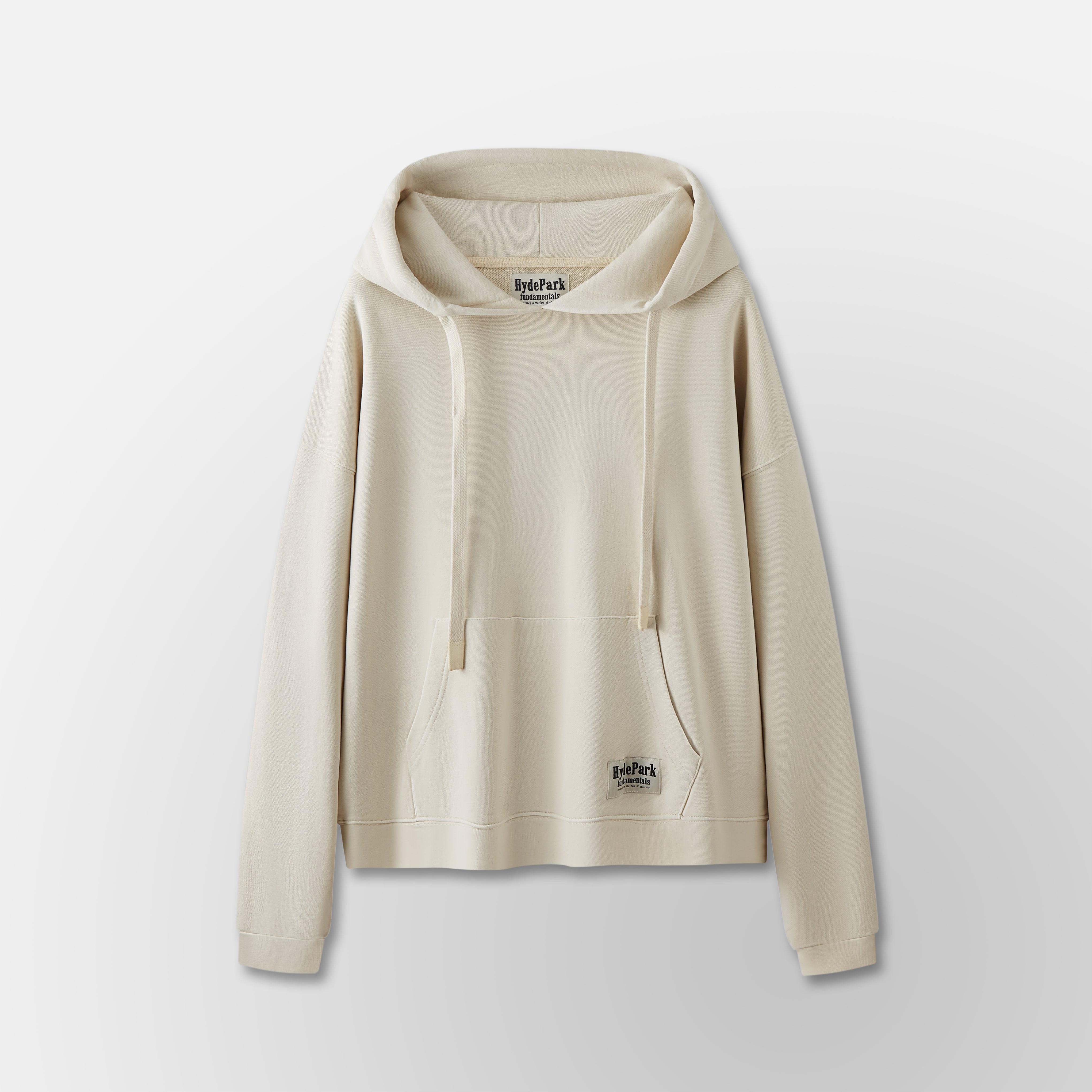 FNDMNTLS- Over Size Hoodie - Cream