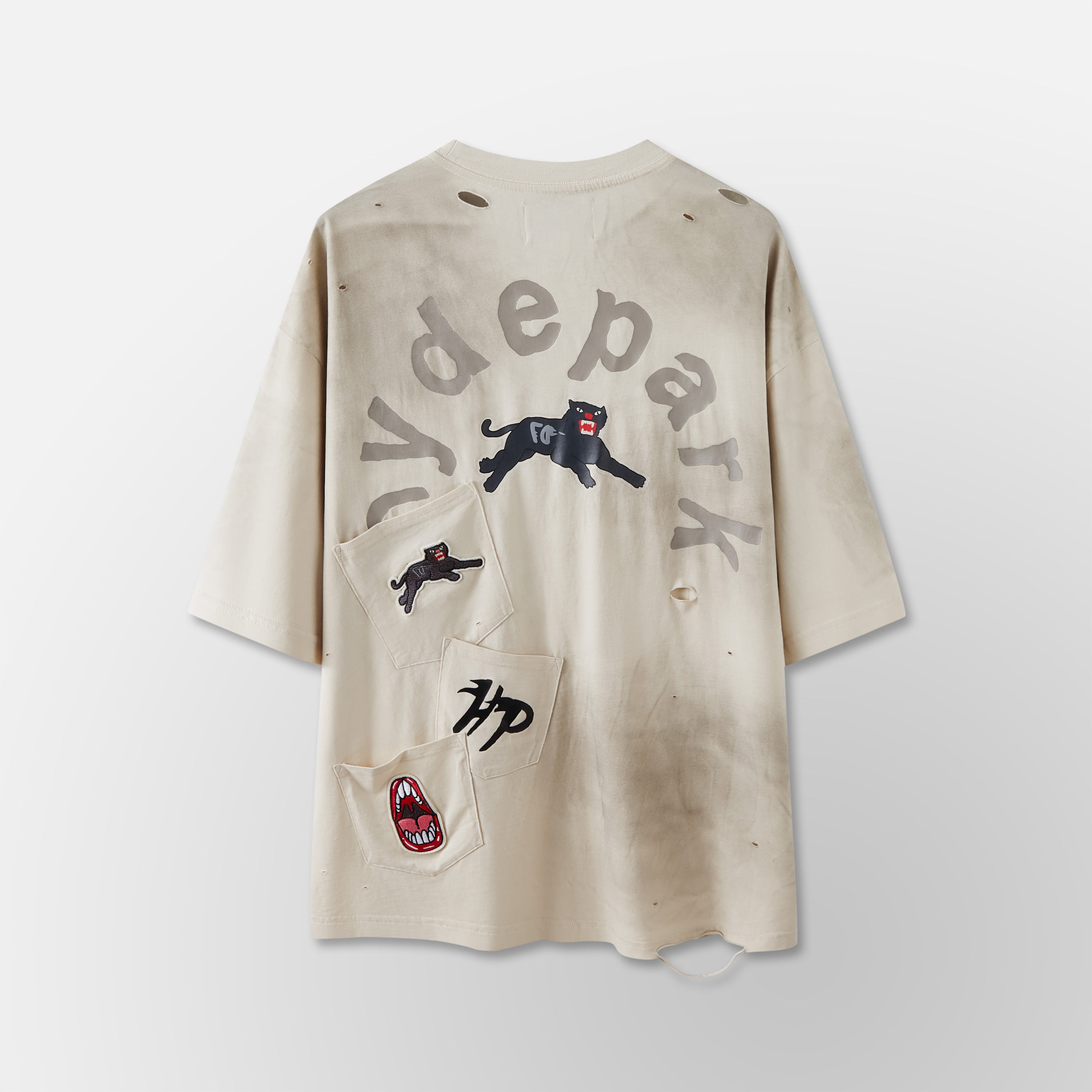 Pockets Everywear Tee - Cream