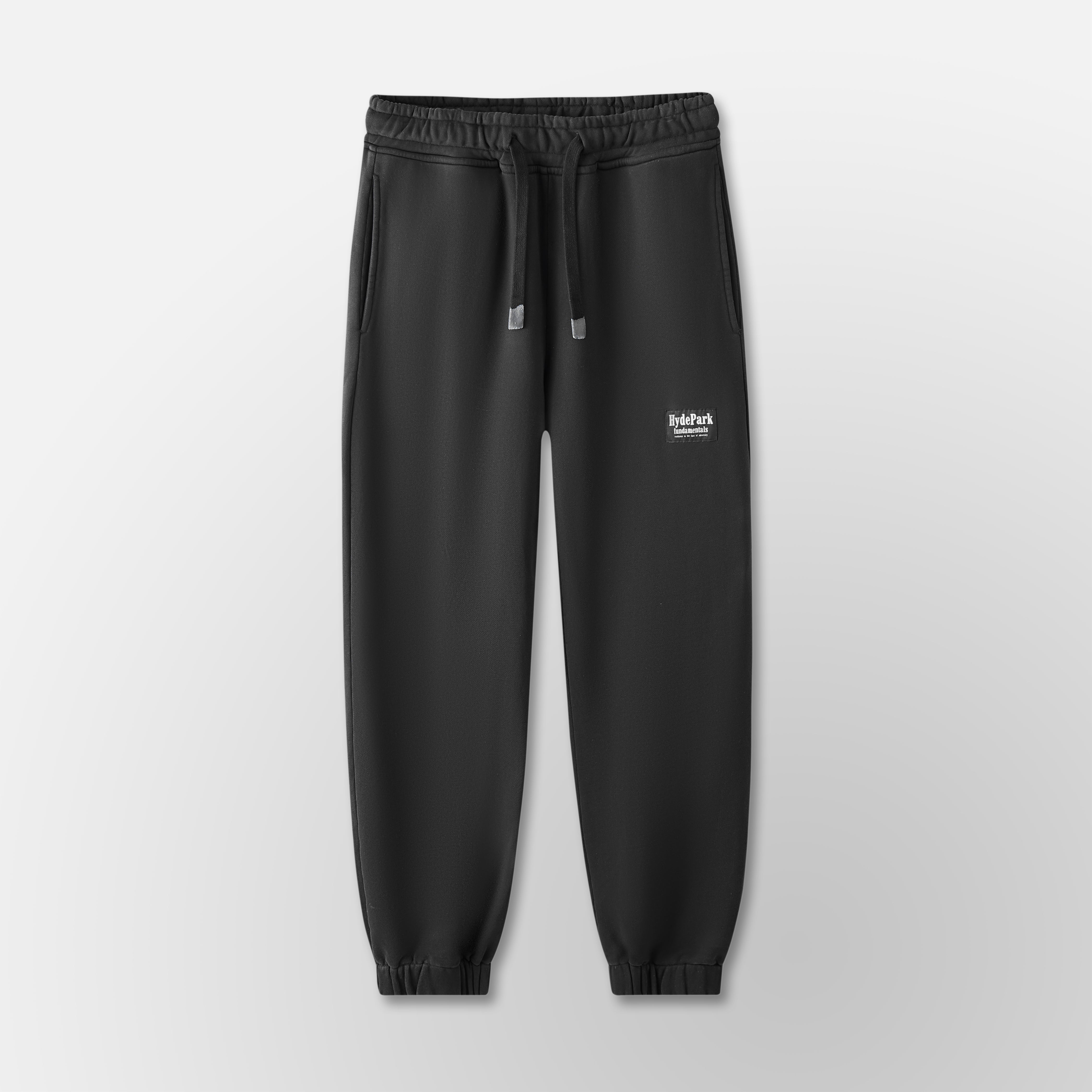 FNDMNTLS- Taper Jogger- Black